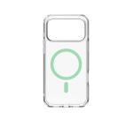 GELSKINMAG - Cover morbida trasparente in TPU, compatibile con la tecnologia Magsafe, anello magnetico color Verde per Apple iPhone 17 Pro Max [IPHONE 17 CASES]