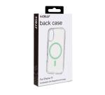GELSKINMAG - Cover morbida trasparente in TPU, compatibile con la tecnologia Magsafe, anello magnetico color Verde per Apple iPhone 17 [IPHONE 17 CASES]