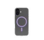 GELSKINMAG - Cover morbida trasparente in TPU, compatibile con la tecnologia Magsafe, anello magnetico color Viola per Apple iPhone 17 [IPHONE 17 CASES]