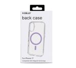 GELSKINMAG - Cover morbida trasparente in TPU, compatibile con la tecnologia Magsafe, anello magnetico color Viola per Apple iPhone 17 [IPHONE 17 CASES]