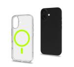 GELSKINMAG - Cover morbida trasparente in TPU, compatibile con la tecnologia Magsafe, anello magnetico color Giallo per Apple iPhone 17 [IPHONE 17 CASES]