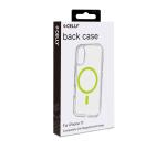 GELSKINMAG - Cover morbida trasparente in TPU, compatibile con la tecnologia Magsafe, anello magnetico color Giallo per Apple iPhone 17 [IPHONE 17 CASES]