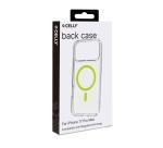 GELSKINMAG - Cover morbida trasparente in TPU, compatibile con la tecnologia Magsafe, anello magnetico color Giallo per Apple iPhone 17 Pro Max [IPHONE 17 CASES]