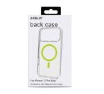GELSKINMAG - Cover morbida trasparente in TPU, compatibile con la tecnologia Magsafe, anello magnetico color Giallo per Apple iPhone 17 Pro Max [IPHONE 17 CASES]