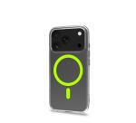 GELSKINMAG - Cover morbida trasparente in TPU, compatibile con la tecnologia Magsafe, anello magnetico color Giallo per Apple iPhone 17 Pro [IPHONE 17 CASES]