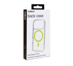 GELSKINMAG - Cover morbida trasparente in TPU, compatibile con la tecnologia Magsafe, anello magnetico color Giallo per Apple iPhone 17 Pro [IPHONE 17 CASES]
