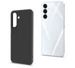 CROMO - Cover in morbido TPU con finitura soft touch colore nero compatibile con Samsung Galaxy A17 5G/ A17 5G Enterprise Edition/ A17 4G