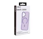 COLORMAG - Cover rigida trasparente con finitura lavanda compatibile con la tecnologia Magsafe per Apple iPhone 17 [IPHONE 17 CASES]