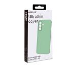 SANDCASE - Cover morbida in TPU con tasti e bordo fotocamera colore a contrasto, effetto sabbiato colore trasparente verde compatibile con Samsung Galaxy A57 5G