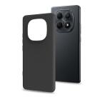 CROMO - Cover in morbido TPU con finitura soft touch colore nero compatibile con Xiaomi Redmi Note 15 5G/ Redmi Note 15 4G/ Poco M8 5G