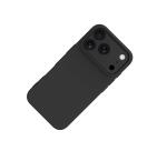 CROMO - Cover in morbido TPU con finitura soft touch colore nero compatibile con Apple iPhone 18 Pro/ iPhone 17 Pro [IPHONE 18 CASES]