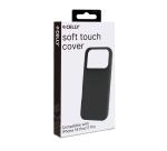 CROMO - Cover in morbido TPU con finitura soft touch colore nero compatibile con Apple iPhone 18 Pro/ iPhone 17 Pro [IPHONE 18 CASES]