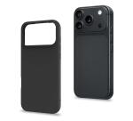 CROMO - Cover in morbido TPU con finitura soft touch colore nero compatibile con Apple iPhone 18 Pro Max/ iPhone 17 Pro Max [IPHONE 18 CASES]