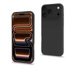 CROMO - Cover in morbido TPU con finitura soft touch colore nero compatibile con Apple iPhone 18 Pro Max/ iPhone 17 Pro Max [IPHONE 18 CASES]