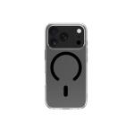 GELSKINMAG - Cover morbida trasparente in TPU, compatibile con la tecnologia Magsafe, anello magnetico color Nero per Apple iPhone 18 Pro/ iPhone 17 Pro [IPHONE 18 CASES]