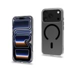 GELSKINMAG - Cover morbida trasparente in TPU, compatibile con la tecnologia Magsafe, anello magnetico color Nero per Apple iPhone 18 Pro/ iPhone 17 Pro [IPHONE 18 CASES]