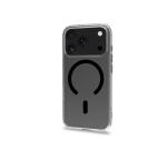 GELSKINMAG - Cover morbida trasparente in TPU, compatibile con la tecnologia Magsafe, anello magnetico color Nero per Apple iPhone 18 Pro/ iPhone 17 Pro [IPHONE 18 CASES]