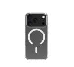 GELSKINMAG - Cover morbida trasparente TPU,compatibile con tecnologia Magsafe,anello magnetico color bianco per Apple iPhone 18 Pro/ iPhone 17 Pro [IPHONE 18 CASES]