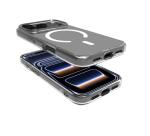 GELSKINMAG - Cover morbida trasparente TPU,compatibile con tecnologia Magsafe,anello magnetico color bianco per Apple iPhone 18 Pro/ iPhone 17 Pro [IPHONE 18 CASES]