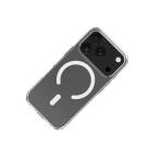 GELSKINMAG - Cover morbida trasparente TPU,compatibile con tecnologia Magsafe,anello magnetico color bianco per Apple iPhone 18 Pro/ iPhone 17 Pro [IPHONE 18 CASES]