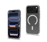 GELSKINMAG - Cover morbida trasparente TPU,compatibile con tecnologia Magsafe,anello magnetico match in color,color Silver per Apple iPhone 18 Pro/iPhone 17 Pro [IPHONE 18 CASES]
