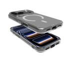GELSKINMAG - Cover morbida trasparente TPU,compatibile con tecnologia Magsafe,anello magnetico match in color,color Silver per Apple iPhone 18 Pro/iPhone 17 Pro [IPHONE 18 CASES]
