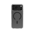 GELSKINMAG - Cover morbida trasparente TPU,compatibile con tecnologia Magsafe,anello magnetico match in color DarkGrey x Apple iPhone 18 Pro Max/iPhone 17 Pro Max [IPHONE 18 CASES]