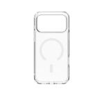 GELSKINMAG - Cover morbida trasparente TPU, compatibile con tecnologia Magsafe, anello magnetico color Bianco per Apple iPhone 18 Pro Max/ iPhone 17 Pro Max [IPHONE 18 CASES]