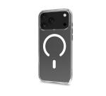 GELSKINMAG - Cover morbida trasparente TPU, compatibile con tecnologia Magsafe, anello magnetico color Bianco per Apple iPhone 18 Pro Max/ iPhone 17 Pro Max [IPHONE 18 CASES]