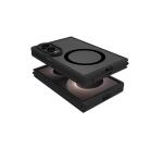 GELSKINMAG - Cover morbida trasparente in TPU, compatibile con la tecnologia Magsafe, anello magnetico color Nero per Samsung Galaxy Z Fold 8