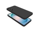 CROMO - Cover in morbido TPU con finitura soft touch colore nero compatibile con Samsung Galaxy S26 FE 5G