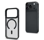MAGMATT1200 - Cover morbida trasparente con bordi effetto opaco compatibile con la tecnologia Magsafe per Apple iPhone 18 Pro / iPhone 17 Pro [IPHONE 18 CASES]
