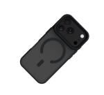 MAGMATT1200 - Cover morbida trasparente con bordi effetto opaco compatibile con la tecnologia Magsafe per Apple iPhone 18 Pro / iPhone 17 Pro [IPHONE 18 CASES]
