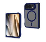 MAGMATT1202 - Cover morbida trasparente con bordi effetto opaco compatibile con la tecnologia Magsafe per Apple iPhone Duo [IPHONE 18 CASES]