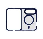 MAGMATT1202 - Cover morbida trasparente con bordi effetto opaco compatibile con la tecnologia Magsafe per Apple iPhone Duo [IPHONE 18 CASES]