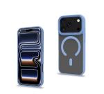 MAGMATT1200 - Cover morbida trasparente con bordi effetto opaco compatibile con la tecnologia Magsafe per Apple iPhone 18 Pro / iPhone 17 Pro [IPHONE 18 CASES]