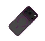 MAGMATT1201 - Cover morbida trasparente con bordi effetto opaco compatibile con la tecnologia Magsafe per Apple iPhone 18 Pro Max / iPhone 17 Pro Max [IPHONE 18 CASES]