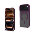 MAGMATT1201 - Cover morbida trasparente con bordi effetto opaco compatibile con la tecnologia Magsafe per Apple iPhone 18 Pro Max / iPhone 17 Pro Max [IPHONE 18 CASES]