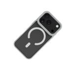 MAGMATT1201 - Cover morbida trasparente con bordi effetto opaco compatibile con la tecnologia Magsafe per Apple iPhone 18 Pro Max / iPhone 17 Pro Max [IPHONE 18 CASES]