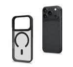 MAGMATT1201 - Cover morbida trasparente con bordi effetto opaco compatibile con la tecnologia Magsafe per Apple iPhone 18 Pro Max / iPhone 17 Pro Max [IPHONE 18 CASES]