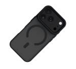 MAGMATT1201 - Cover morbida trasparente con bordi effetto opaco compatibile con la tecnologia Magsafe per Apple iPhone 18 Pro Max / iPhone 17 Pro Max [IPHONE 18 CASES]