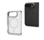 MAGMATT1202 - Cover morbida trasparente con bordi effetto opaco compatibile con la tecnologia Magsafe per Apple iPhone Duo [IPHONE 18 CASES]