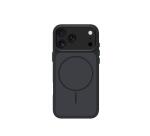 GENUINEMAG1201 - Cover vetro temperato con bordi liquiq silicone compatibile con la tecnologia Magsafe per Apple iPhone 18 Pro Max / iPhone 17 Pro Max [IPHONE 18 CASES]