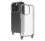 FREEDOM CASE - Cover trasparente in TPU incluso nella confezione laccio collo colore nero per Apple iPhone 15 Pro Max [FREEDOM]