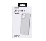 SPACE - Cover morbida super sottile in TPU colore bianco compatibile con Apple iPhone 15 [IPHONE 15 CASES]