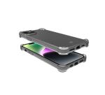 ARMOR - Cover rigida trasparente con bordi corrazzati e angoli rinforzati compatibile con Apple iPhone 15