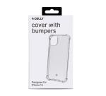 ARMOR - Cover rigida trasparente con bordi corrazzati e angoli rinforzati compatibile con Apple iPhone 15