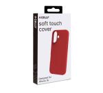 CROMO - Cover in morbido TPU con finitura soft touch colore rosso compatibile con Apple iPhone 16 [IPHONE 16 CASES]