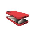 CROMO - Cover in morbido TPU con finitura soft touch colore rosso compatibile con Apple iPhone 16 [IPHONE 16 CASES]