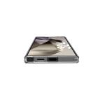 GELSKINMAG - Cover morbida trasparente in TPU, compatibile con la tecnologia Magsafe, anello magnetico color Bianco per Galaxy S24 Ultra 5G/ Galaxy S24 Ultra 5G Enterprise Edition